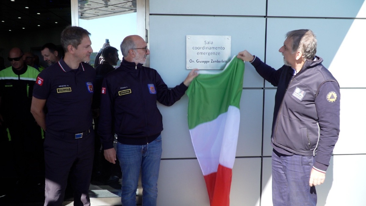 Palmanova, la sala emergenze della Protezione civile intitolata a Giuseppe Zamberletti