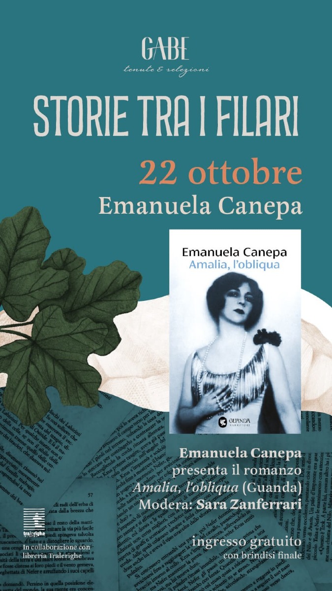 San Pietro di Feletto, Emanuela Canepa ospite di Storie tra i Filari il 22 ottobre