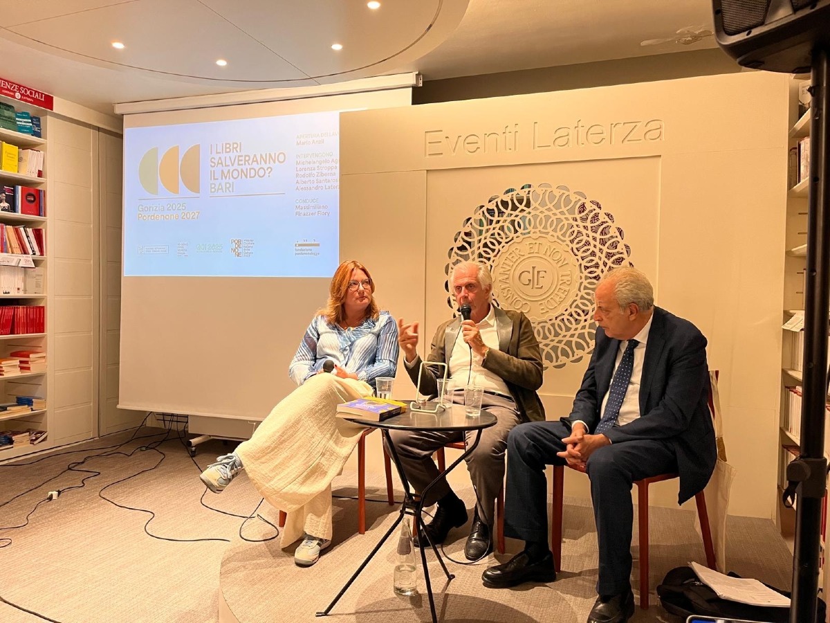 Bari e Pordenone, libri e cultura nel gemellaggio alla Libreria Laterza