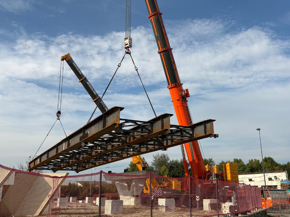 San Donà di Piave, varata la prima campata del nuovo viadotto di Calvecchia