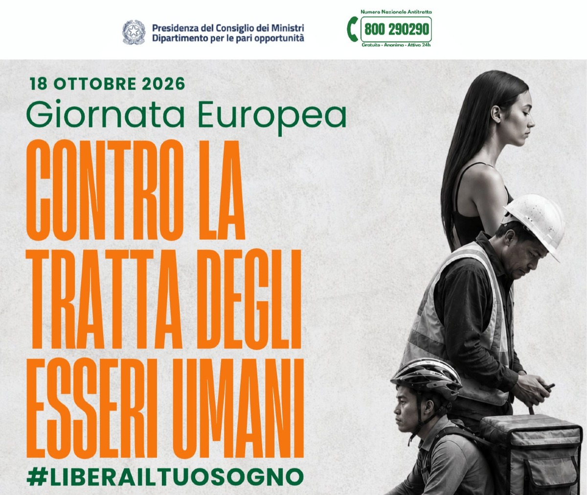 Locandina: Stella Polare dedica tre giorni alla lotta contro la tratta tra sport e nuova sede