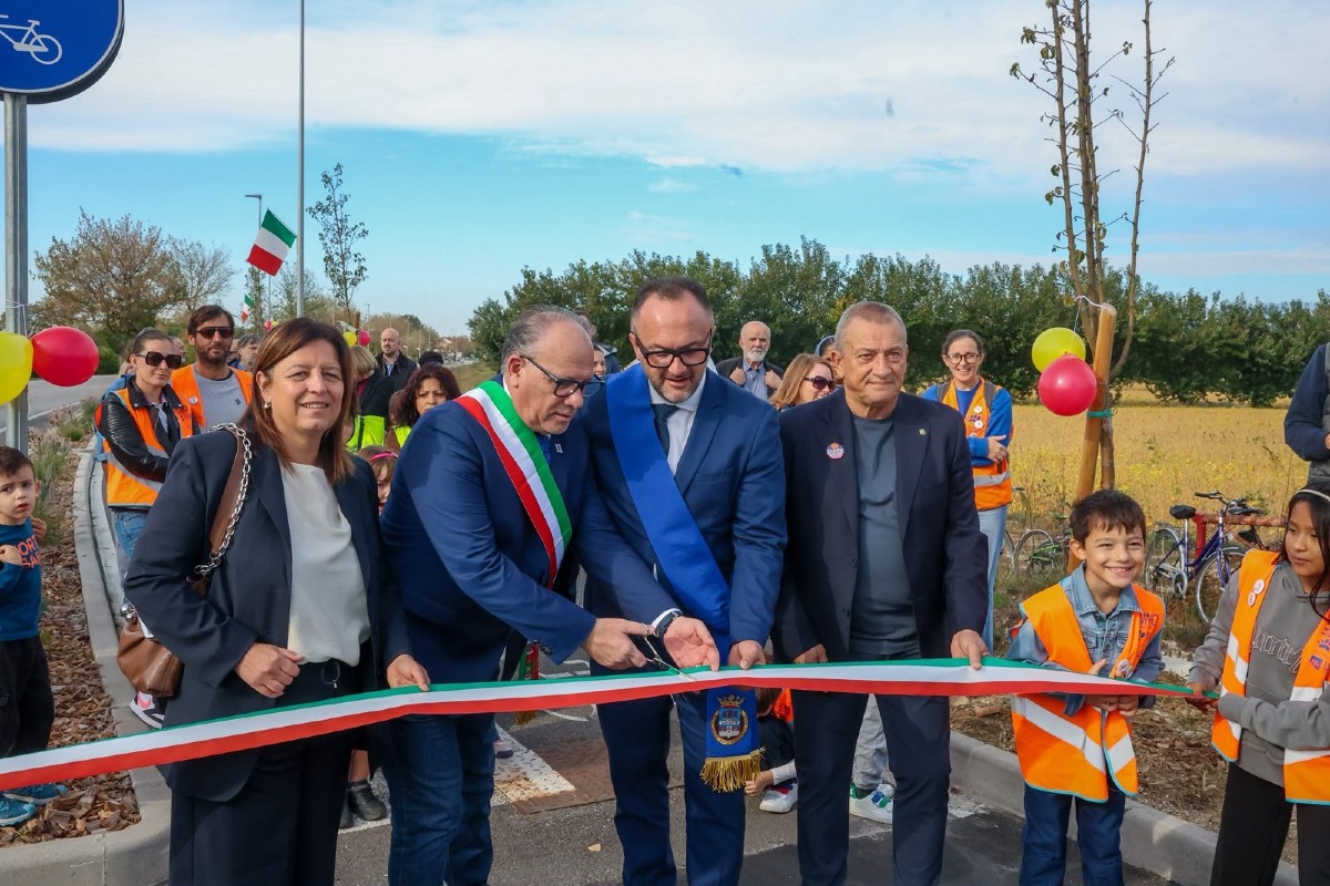 Santa Lucia di Piave inaugura la nuova pista ciclopedonale di via Martiri