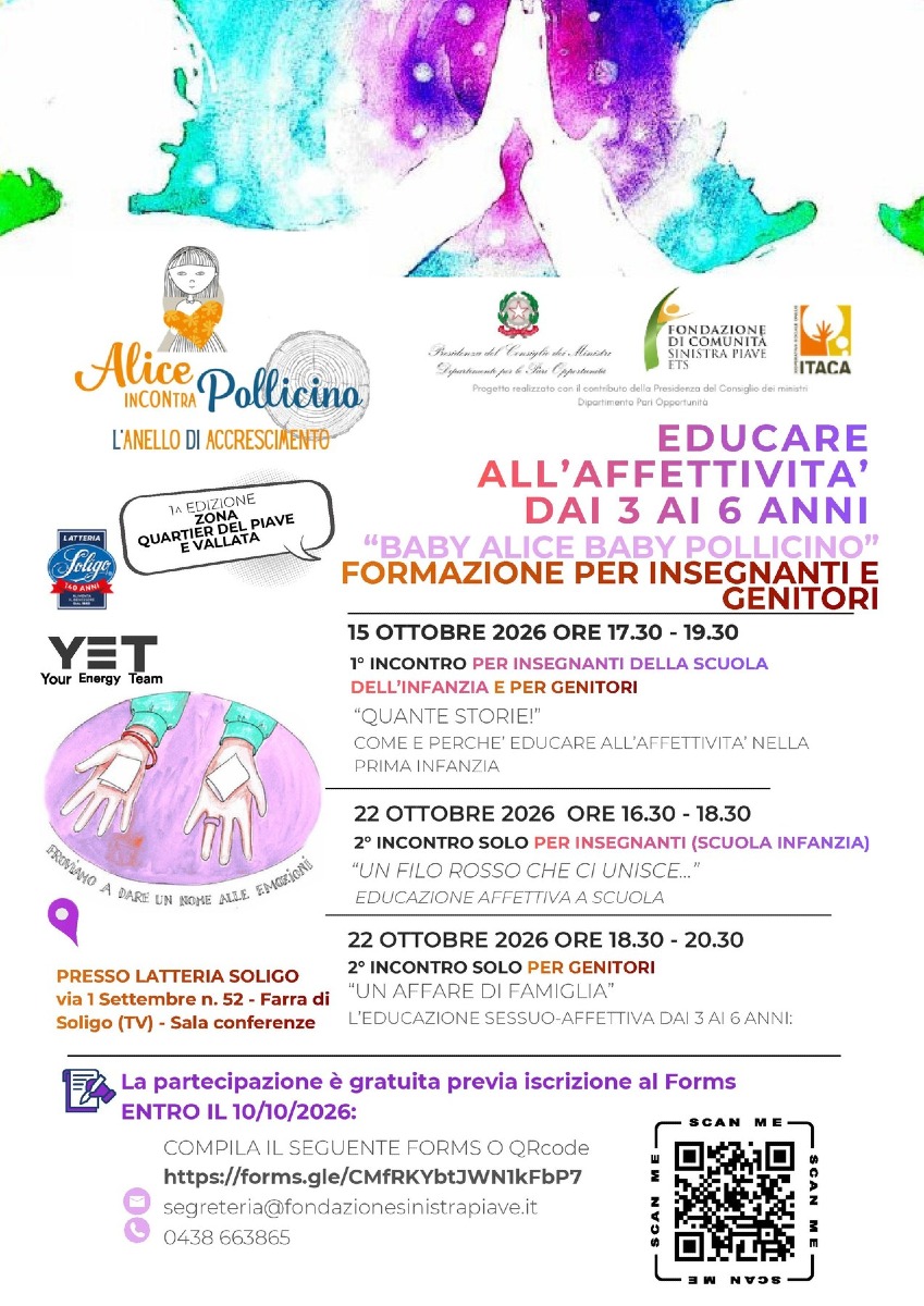 Locandina: Conegliano, al via la 7^ edizione di Alice inCONtra Pollicino