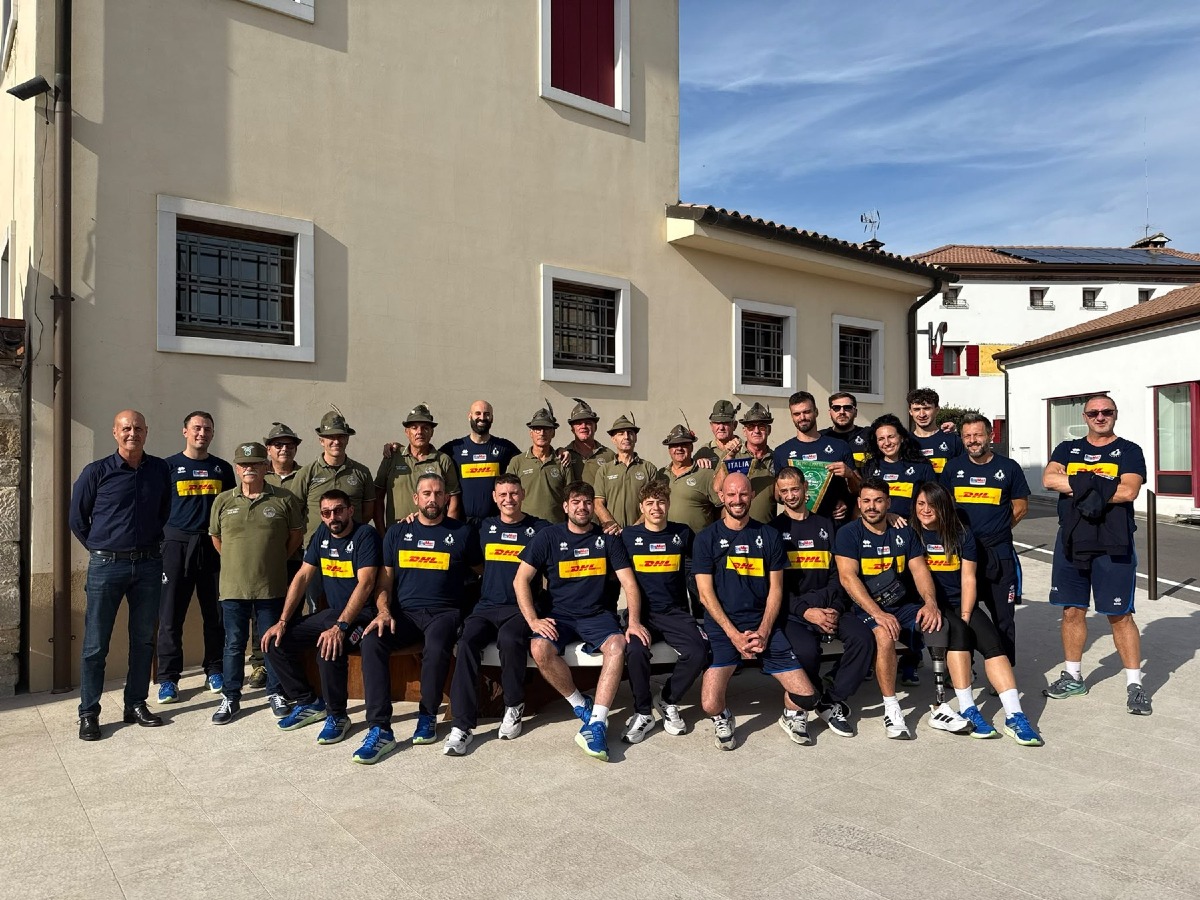 Sitting volley, entusiasmo a Farra di Soligo per il ritiro della Nazionale azzurra