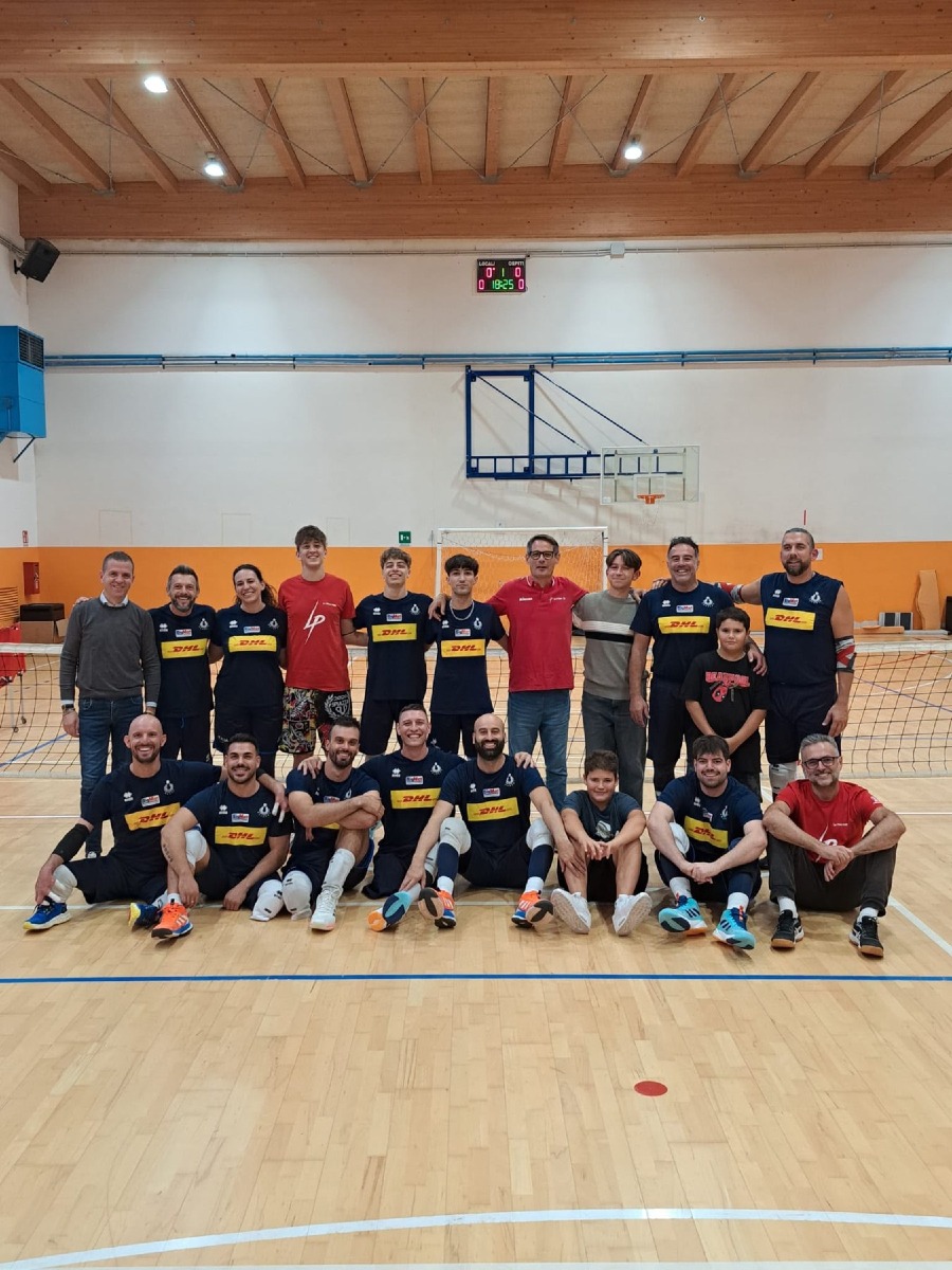 Sitting volley, entusiasmo a Farra di Soligo per il ritiro della Nazionale azzurra