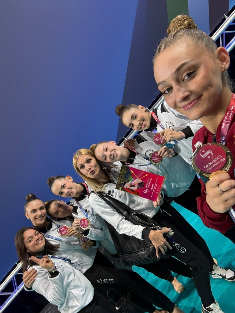 ASU, esordio vincente in Serie A1: la ritmica udinese conquista il podio