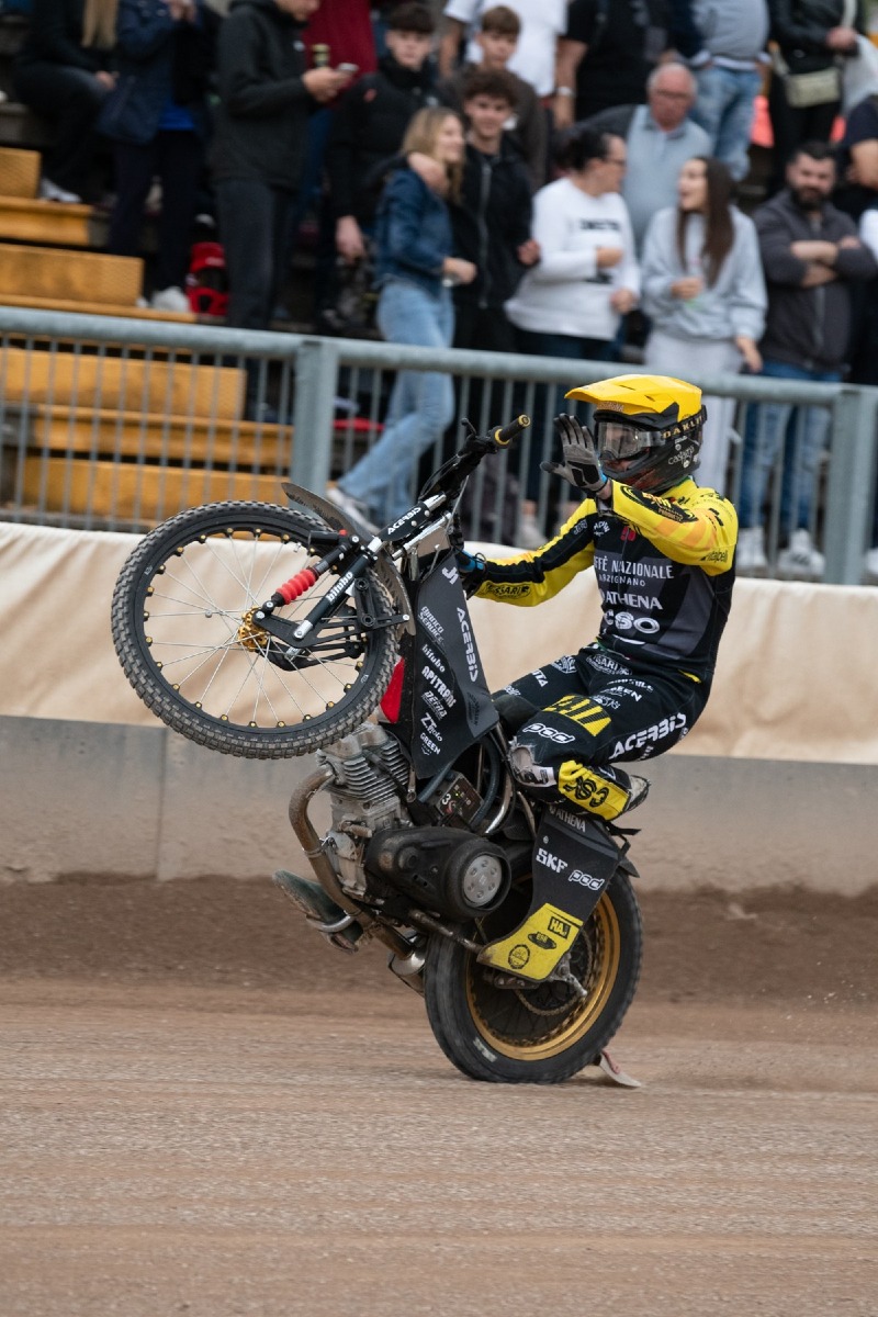 Moto Club Olimpia campione d’Italia nello speedway con Paco Castagna