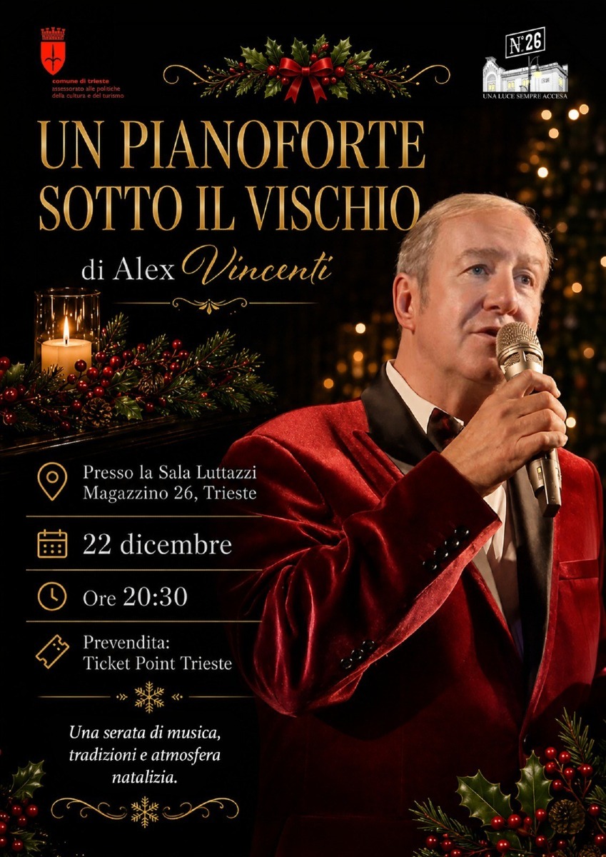 "Un pianoforte sotto il vischio" nella rassegna comunale "Una luce sempre accesa"
