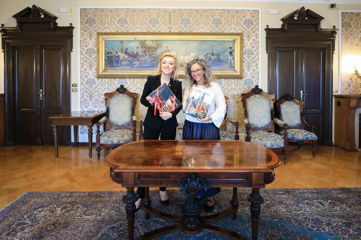 Trieste, Serena Tonel riceve la console generale di Polonia Agnieszka Gloria Kamińska