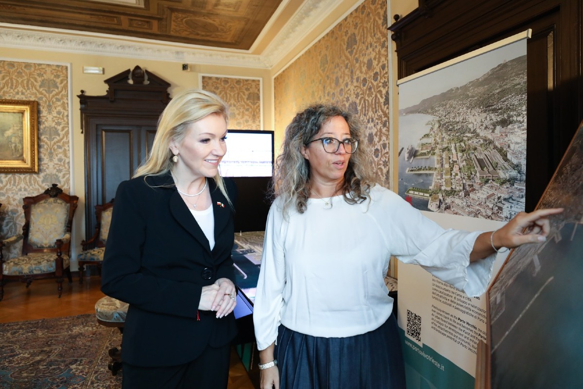 Trieste, Serena Tonel riceve la console generale di Polonia Agnieszka Gloria Kamińska