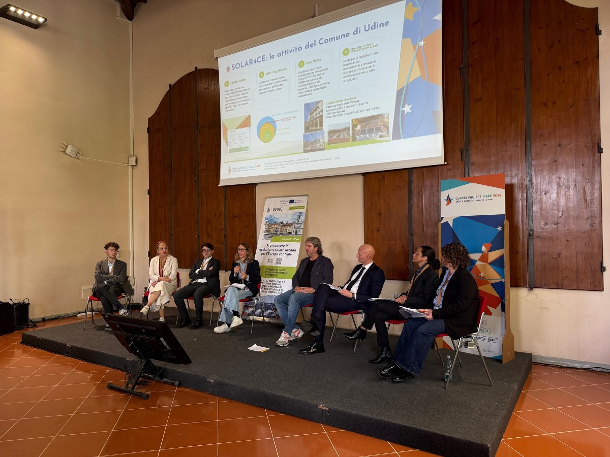Udine presenta a Firenze il catasto solare e il nuovo modulo per le comunità energetiche