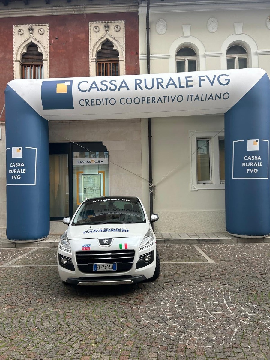 Cassa Rurale FVG sostiene l’acquisto di un mezzo per il 140° Nucleo VOPC