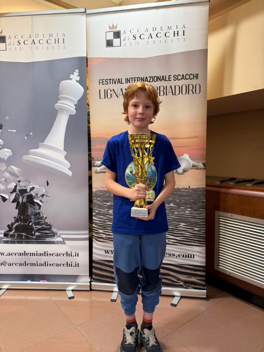 Lignano Chess 2026: Bor Zuzek e Maks Levacic vincono i tornei