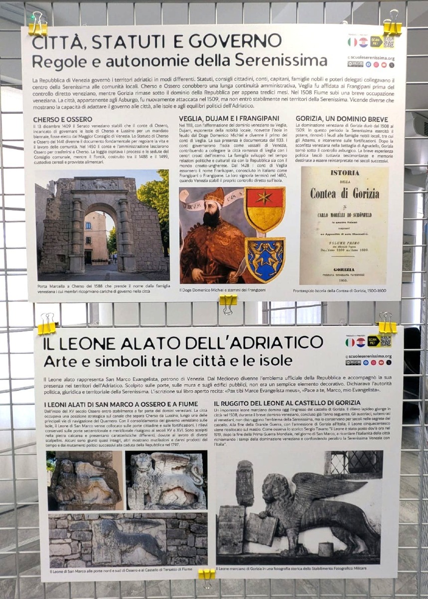 Lussinpiccolo inaugura la mostra sul patrimonio culturale della Serenissima