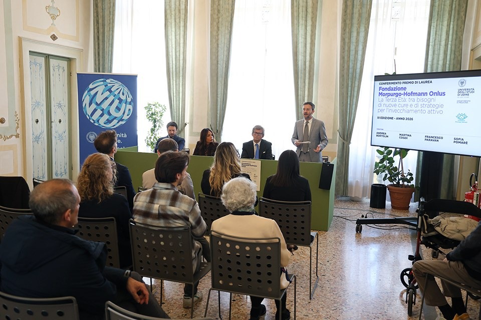 Fondazione Morpurgo-Hofmann, premiati quattro laureati dell’Università di Udine