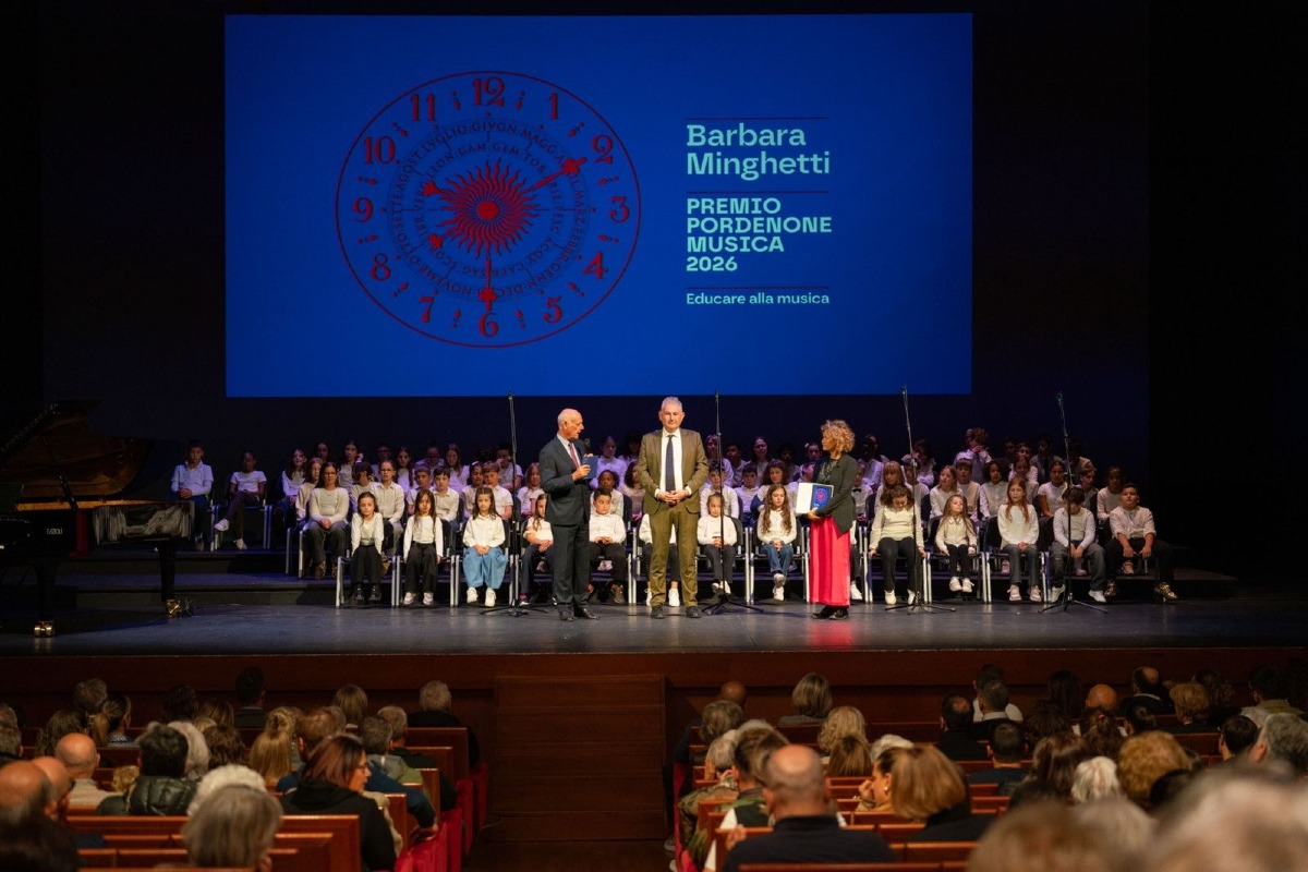 Premio Pordenone Musica 2026 a Barbara Minghetti, cerimonia al Verdi già svolta