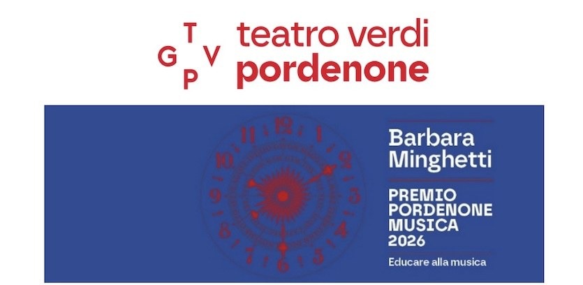 Premio Pordenone Musica 2026 a Barbara Minghetti, cerimonia al Verdi già svolta